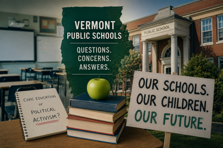 Vermont schools and activism debate