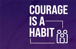 Courage is a Habit logo